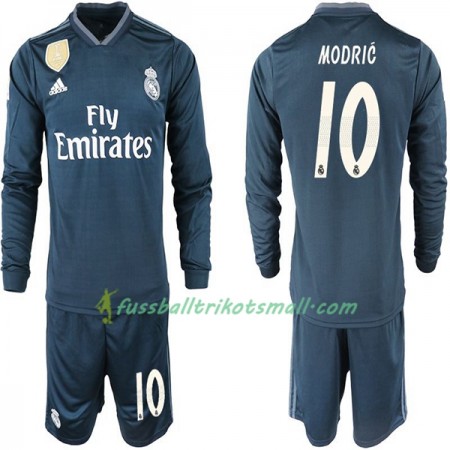 Fußballtrikots Real Madrid MODRIC 10 Kinder 2018-2019 Langarm Auswärts-trikot kaufen